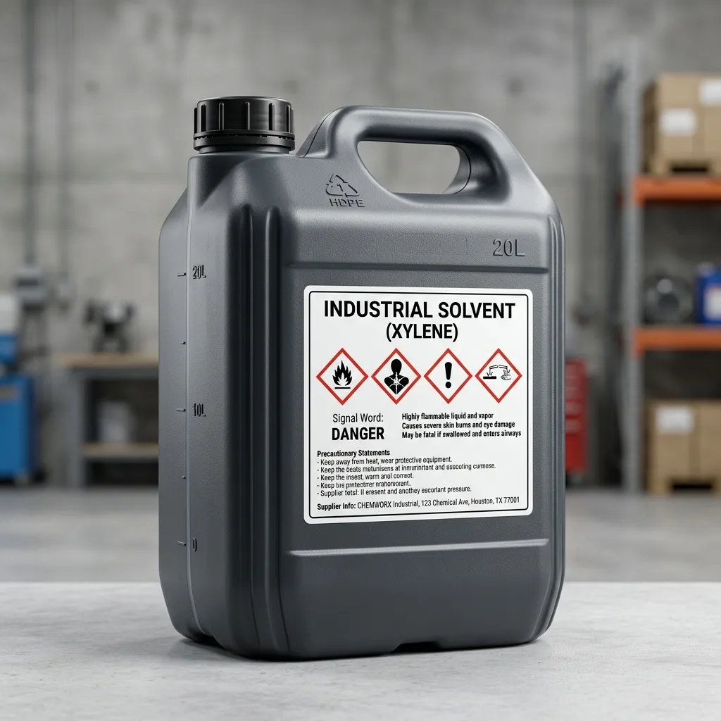 Cetak Label Kimia & Drum Industri Standard GHS